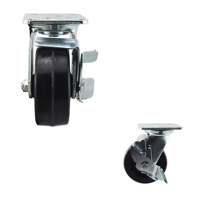 125mm Diameter 770LBS Swivel Lock Heat Resistant Caster Wheels