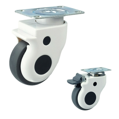5'' Medical Bed Casters 125kg Stem Type Anti Winding Hospital Wheels