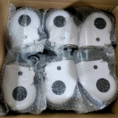 5'' Medical Bed Casters 125kg Stem Type Anti Winding Hospital Wheels