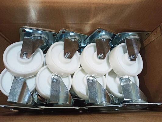 Rubber Casters Non Marking Tread Ideal for Industrial Applications Durable and Mobility Solutions