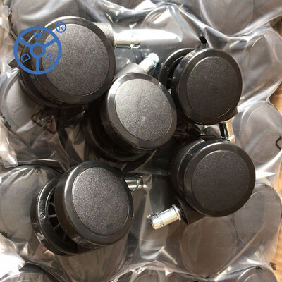 450-850kg Yük Kapasitesi Siyah PU Caster Wheel Çürük Çekirdek Güçlü Tekerlek Endüstriyel ve Ticari Arabalar İçin Tasarlanmış