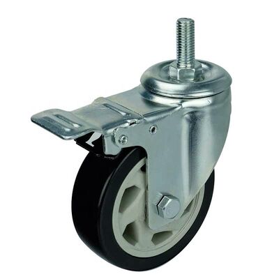 100 Lbs Load Capacity Light Duty Casters Quiet Smooth Rolling Wheels Designed for Medical Equipment and Laboratory Carts